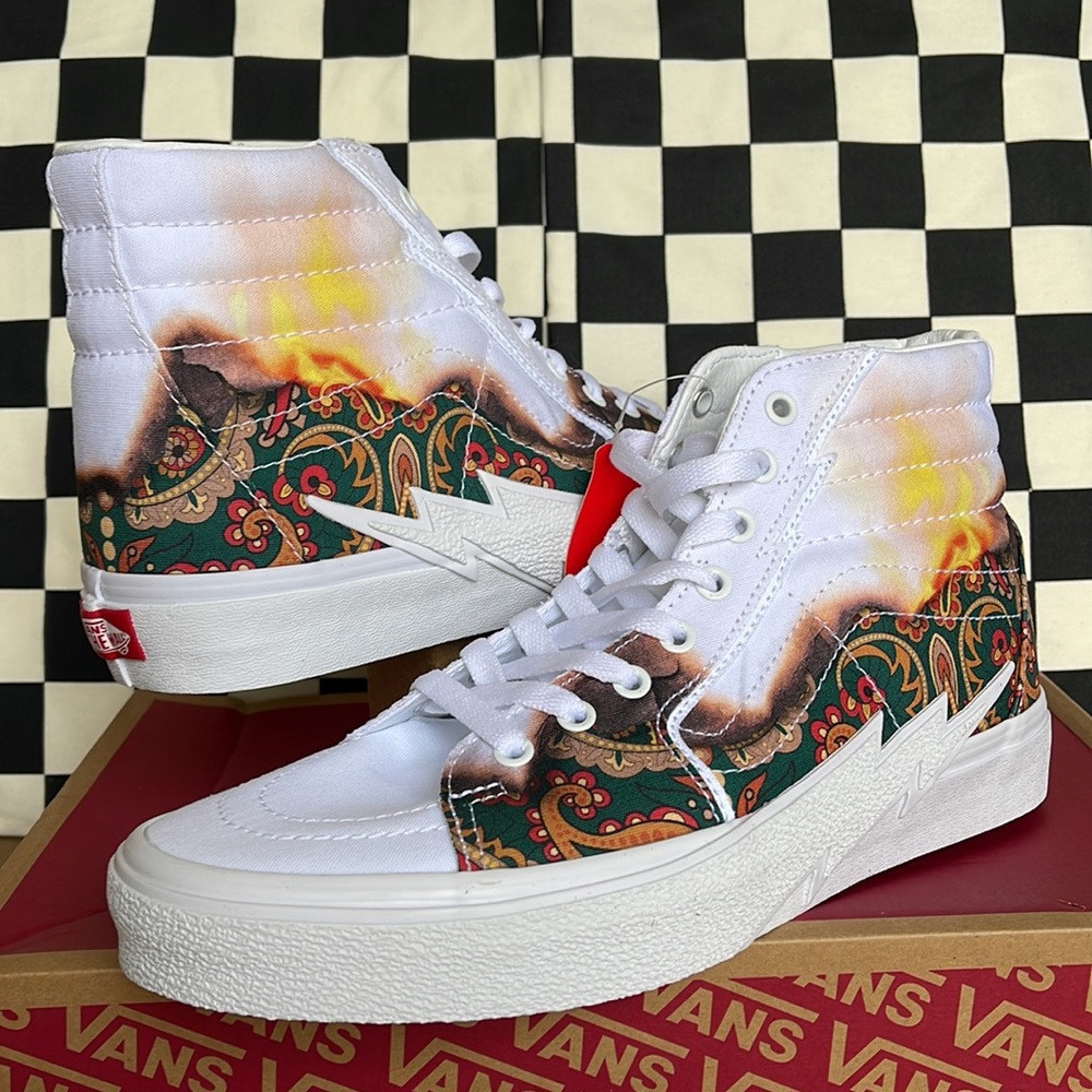 Vans Sk8-Hi Bolt Big Reveal True White/P WMNS sneakers